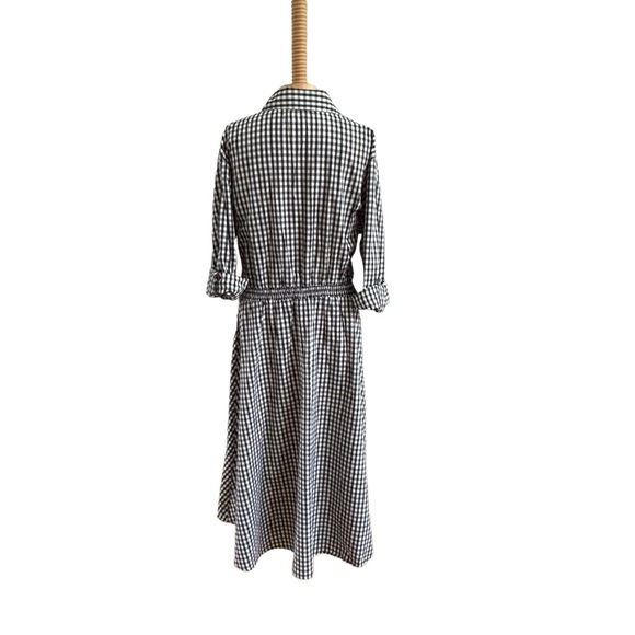 NEW YORK & COMPANY PLAID HIGH-LOW SHIRT - Picture 3 of 12